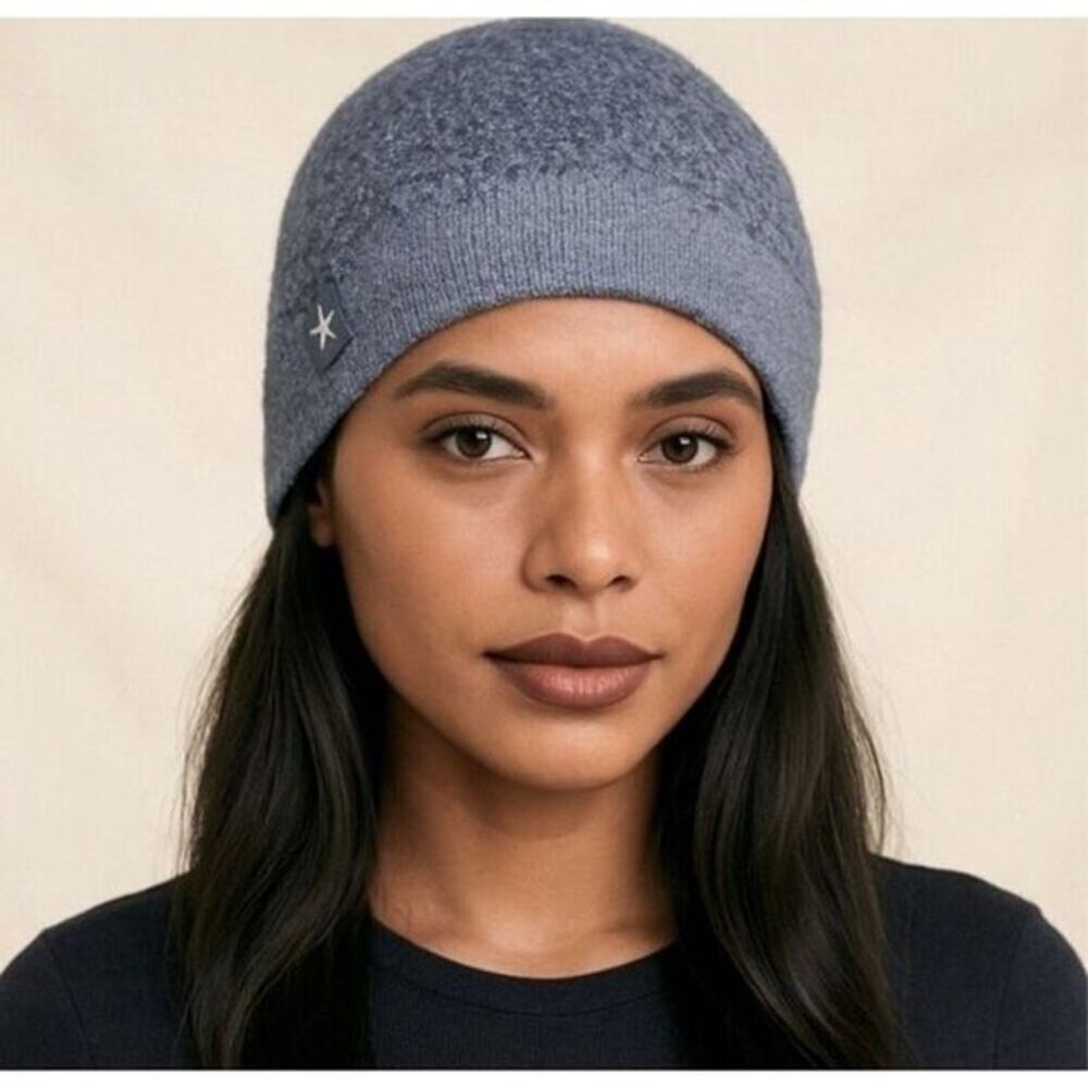 Barefoot Dreams CozyChic Lite Confetti Beanie Storm Gray One Size NEW